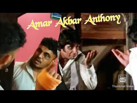 Amitabh Bachchan Talking to Mirror | Comedy Monologue | Amar Akbar Anthony