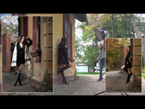 Ritratti d'autunno: catturare la bellezza della stagione uso il 135mm  con due flash Godox