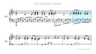 No Surprises [Piano Solo]