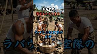昭和時代 ラバウル航空隊の日常　#歴史 #雑学 #政治 #戦争 #太平洋戦争