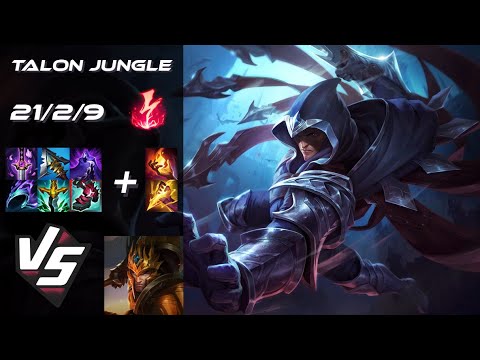 JUNGLE Talon vs Jarvan IV - EU Challenger Patch 25.S1.8
