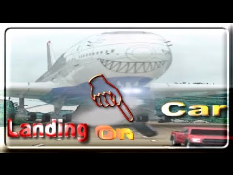 Emergency Landing Aeroplane on Car Crash