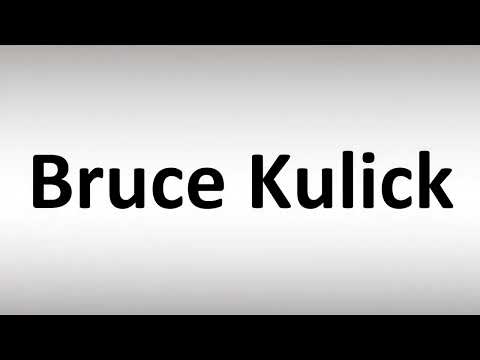 How to Pronounce Bruce Kulick
