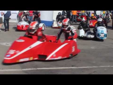 2013 Varano Italy ASI Motoshow Sidecars Entering Track