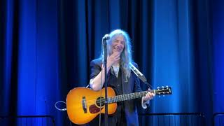 Patty Smith talks to audience sings "Grateful" LIVE Fremont Theatre San Luis Obispo, CA