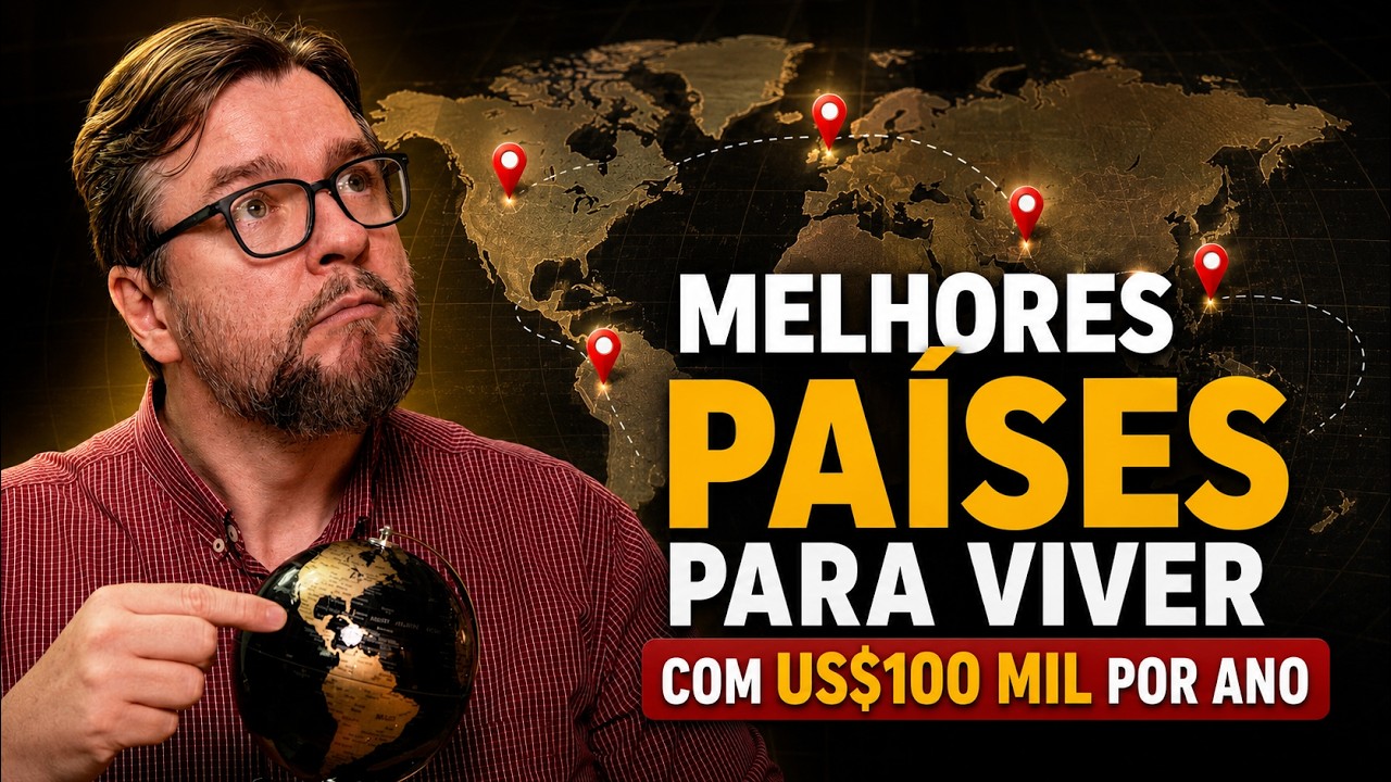 5 PAÍSES PERFEITOS PARA VIVER DE RENDA PASSIVA EM DÓLAR