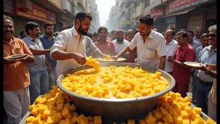 BEST TRENDING ROADSIDE STREET JUICE | Rs. 50 MANGO JUICE | CHEAPEST STREET DRINKS IN PAKISTAN