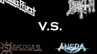 Judas Priest vs Death vs Saratoga vs Angra [Painkiller] cover vs original rulmisterio