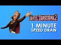How To Draw Dracula From Hotel Transylvania 2 Step By Step Drawing Lesson Video Preview