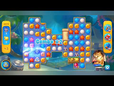 Fishdom 2022, no Boosters,  10174  level  -  прохождение без бустеров,  10174  уровень.