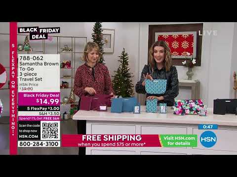 Samantha Brown ToGo 3piece Travel Set