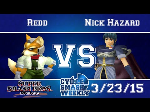 Cville Smash - VGBC | Redd vs LS | Nick Hazard - SSBM Winners Semis - Melee