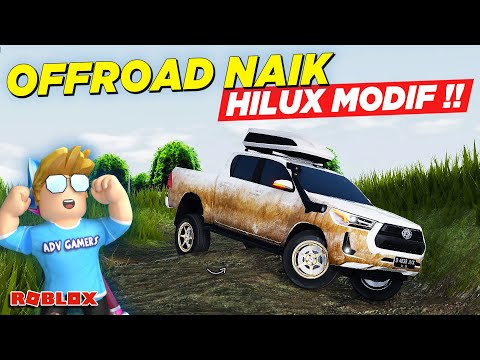 OFFROAD REALISTIS NAIK HILUX MODIF TANPA GAMEPASS !! GAME CDID UPDATE - Roblox Indonesia