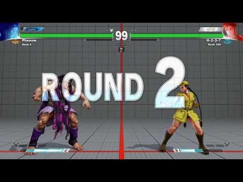 SFV~ NeCalli (Phenom) vs. Cammy (H-2-3-7) HD 12
