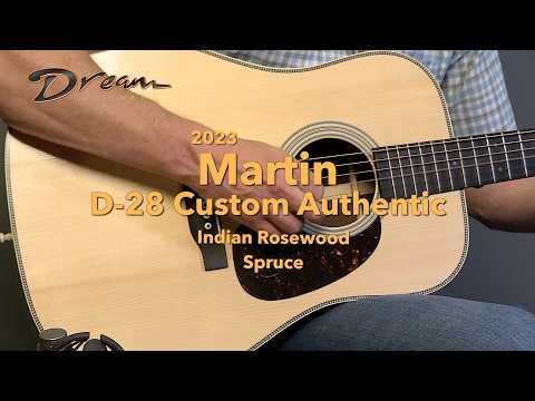 Immagine 2023 Martin D-28 Custom Authentic, Indian Rosewood/Adirondack Spruce - 19