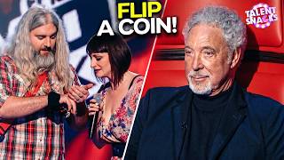 A Couple FLIPPED A COIN To Choose Their Coach | The Voice