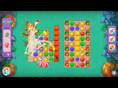 Gardenscapes level 11362 No Boosters Gameplay