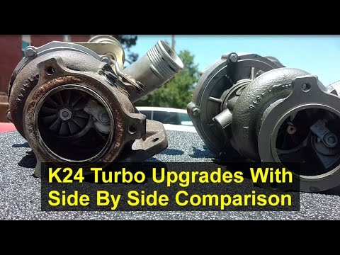 K24 Turbo upgrade options when having one rebuilt. Side by side comparison, replacement, etc. - VOTD
