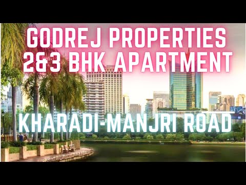 A township project by Godrej Properties located at new Kharadi SKYGREENS with 1,2&3 bhk type of unit