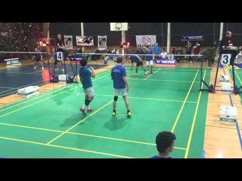 Jesper Nyberg, Edwin Sjodin - Vojtěch Sebera, David Waller 21-17 17-21 16-21 HD