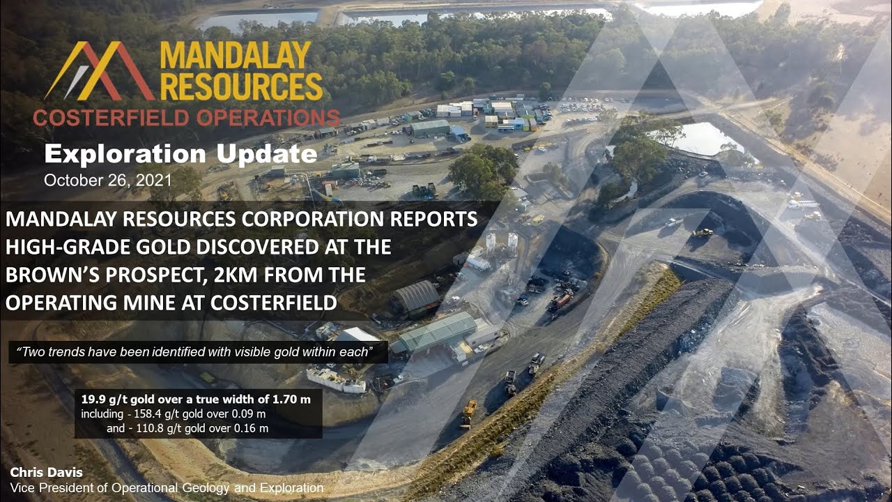 <span>26/10/2021</span><br>High-Grade Gold Discovered at the Brown’s Prospect