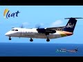 LIAT Dash-8 300 in action @ St. Kitts (HD 1080p)