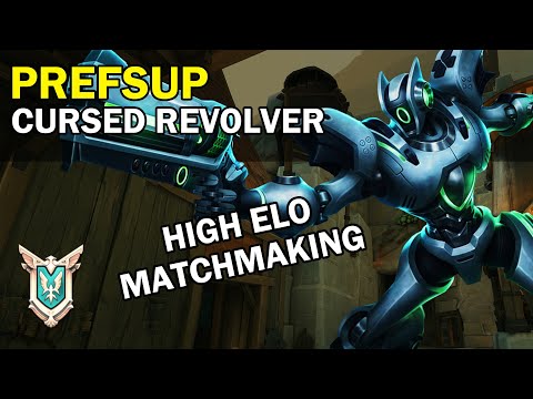 High Elo Match PrefSup Androxus Paladins Competitive (Master) CURSED REVOLVER