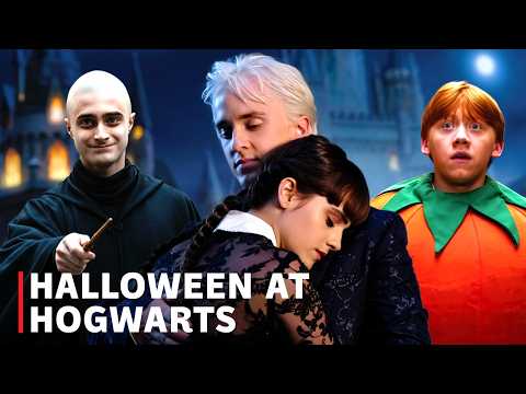 Halloween Magic at Hogwarts | Dramione