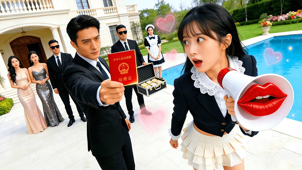 【全集】她和死对头从小掐到大，却被家族逼婚闪领证！谁料她一边卖他周边赚钱一边和他同居互怼，结果从互相嫌弃到疯狂心动，最终甜到爆炸！|#短剧 #cdrama #chinesedrama #虐渣 #女主