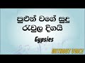 Pulun Wage Sudu Raula Digai Naththal Seeya Gypsies Karaoke Version Without Voice