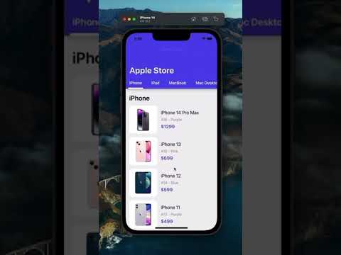 Sticky Header + Auto-Scrolling Tabs using SwiftUI | #apple #ios #animation #ui thumbnail
