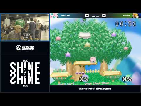 Shine 2019 - Waxy Joe (Jigglypuff) Vs. BigFish (Fox) Super Smash Bros. Division 1