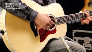 Video thumbnail for Taylor 616e-2014 Grand Symphony ES2 Acoustic-Electric Guitar Natural by Musician's Friend