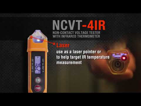 Klein Tools- NCVT-4IR Non Contact Voltage Tester w Infrared Thermometer