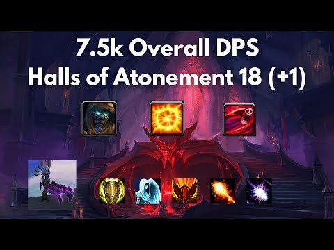 Night Fae Fury Warrior | 18(+1) Halls of Atonement (Tyrannical, Explosive, Bursting)