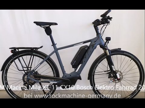 KTM Macina Mila XT 11 Bosch Performance CX10 75NM Intube 500WH Shimano Deore XT Elektro Fahrrad 2019