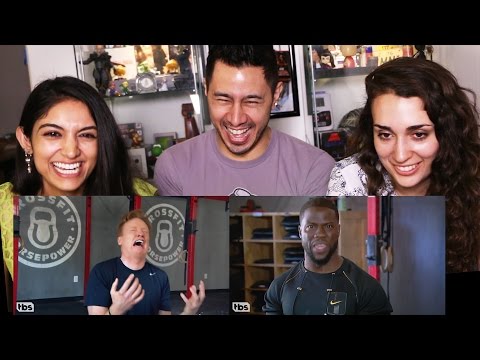 CONAN HITS THE GYM WITH KEVIN HART - Reaction w/Cosima & Fizaa!
