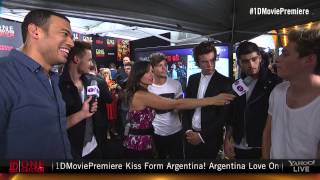 One Direction: This Is Us Red Carpet Premiere - Interview with Michael Yo and Nikki Boyer video