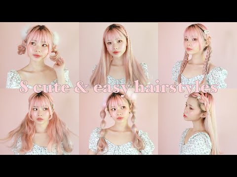 8 cute & easy hairstyles from japanese fashion...