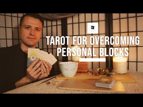 | Tarot Reading for Overcoming Personal Blocks | Energy Cleanse | ASMR Vibes |