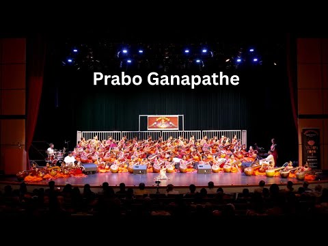 Prabo Ganapathe- Veena Varshini 60 Veena ensemble- Veenalayam School of Music, Canada