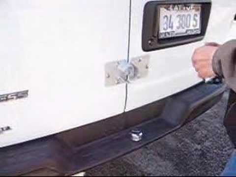 Master Lock and Hasp for Cargo Vans