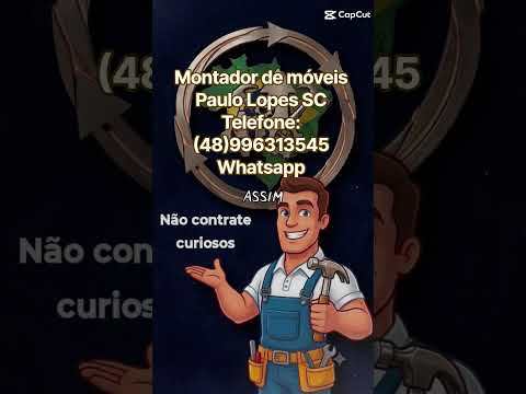 Montador de móveis Paulo Lopes SC / Serviço Profissional