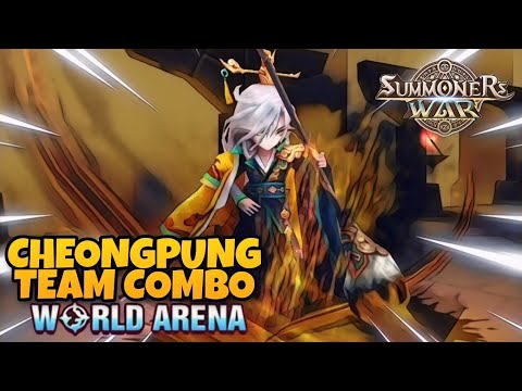 Cheongpung Team Combo in World Arena Ep. 4 - Summoners War