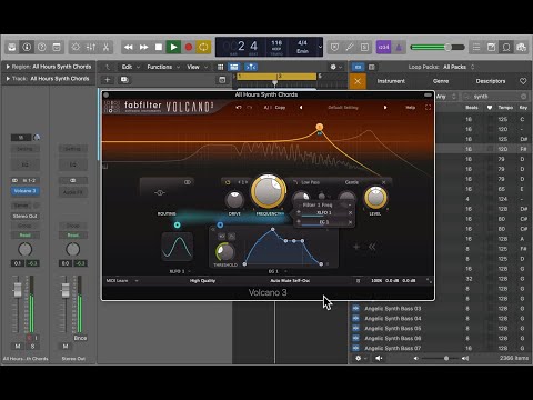 FabFilter Volcano 3 - A Quick Look at Some Filter Modulation