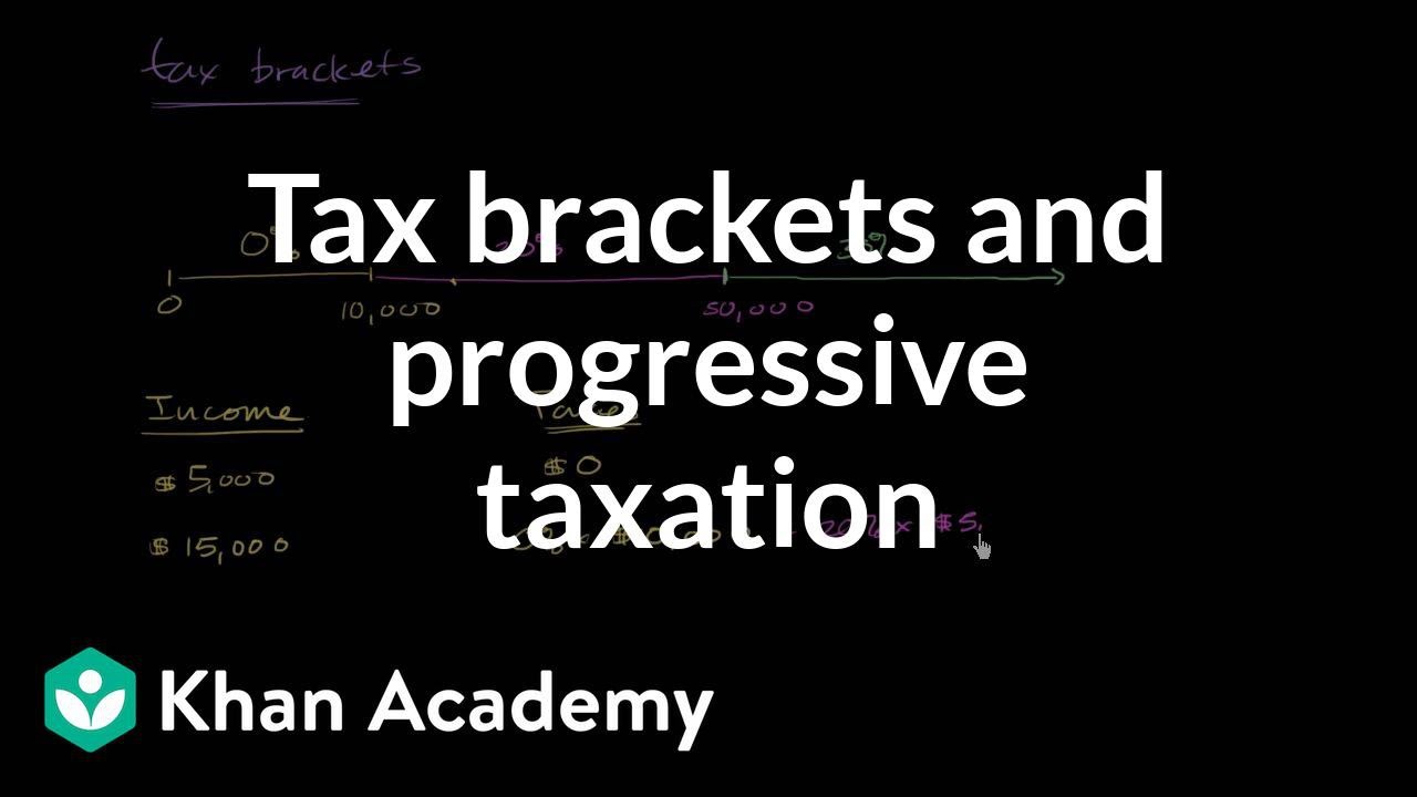 Tax brackets and progressive taxation | Taxes | Finance &amp; Capital Markets | Khan Academy