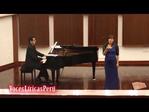soprano Zamy Juárez (PERÚ) - "Amor, gota cristalina" by Alejandro Núñez Allauca
