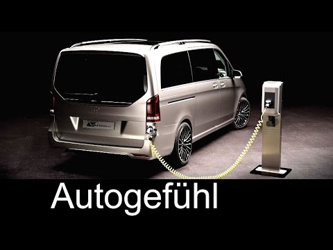 Mercedes V-Class Plugin-Hybrid Concept V-ision presentation - Autogefühl