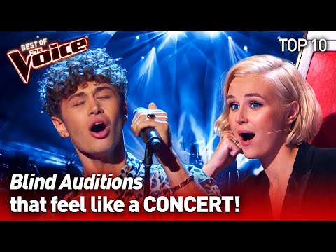 They turned their Blind Audition into a CONCERT on The Voice | TOP 10