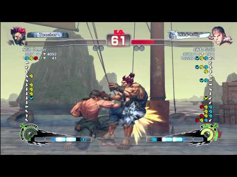 NGB Demon (Akuma) Vs. xWAx Solid (Ryu)